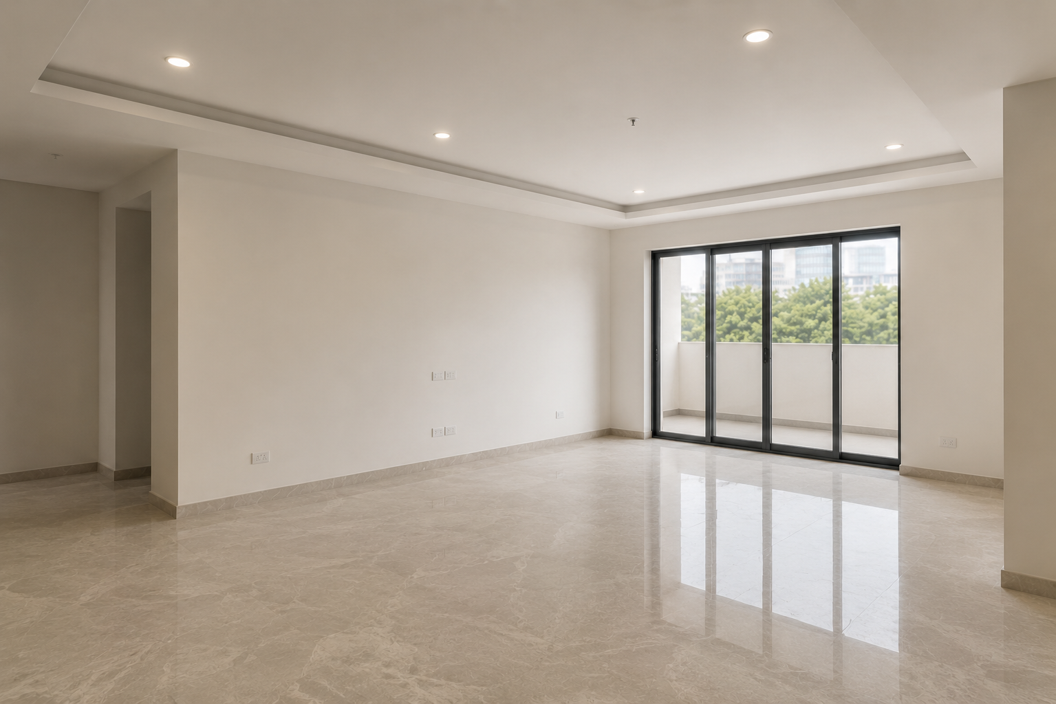 Elegant Living Room Setup Before